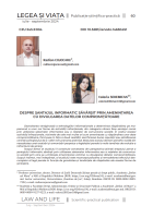 Despre șantajul informatic săvârșit prin amenințarea cu divulgarea datelor compromițătoare